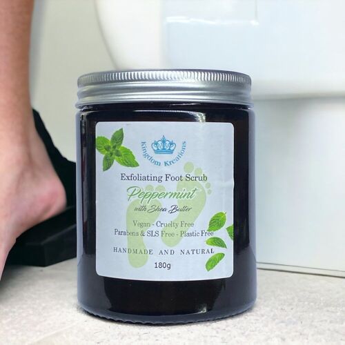 Peppermint Exfoliating Foot Scrub