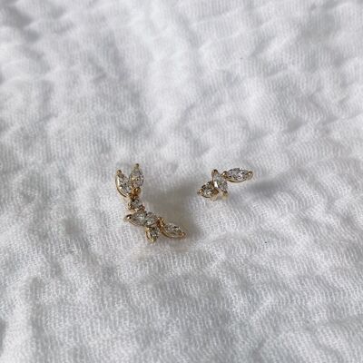 Diana-Ohrringe – Gold oder Silber