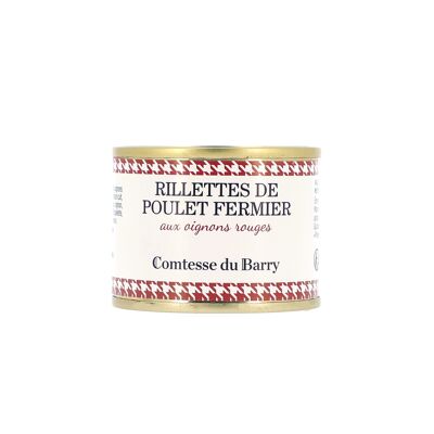 Rillettes de poulet aux oignons rouges 70g