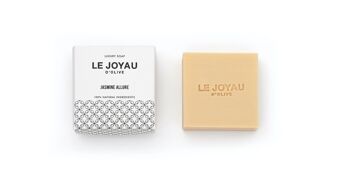 Savon Solide de Luxe - Allure Jasmin - 100% Naturel et Artisanal