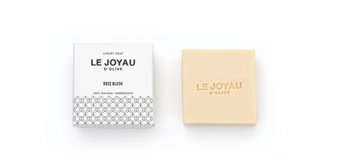 Savon Solide de Luxe - Rose Douce - 100% Naturel et Artisanal