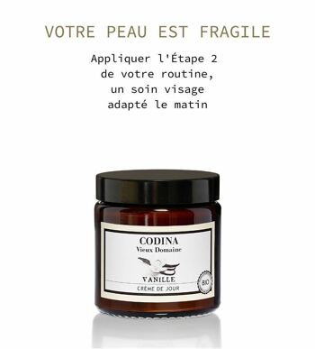 Crème Jour Vanille 60ML - Peaux fragiles 2