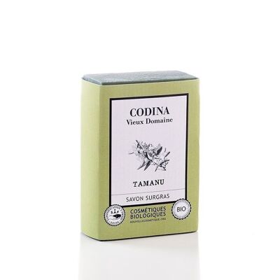 Jabón sobregraso Tamanu 100G - Saponificación en frío - Antiimperfecciones
