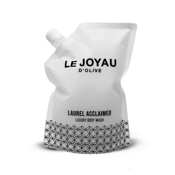 Gel Douche Éco-Recharge - Savon Liquide Pour Le Corps - Laurier Acclamé - 100% Naturel et Artisanal 1