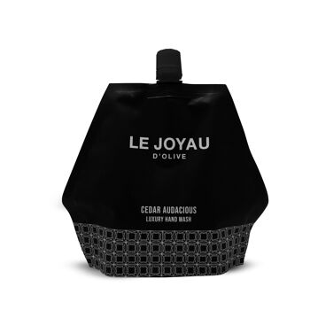 Savon Liquide Pour Les Mains Éco-Recharge - Cèdre Audacieux - 100% Naturel et Artisanal 1