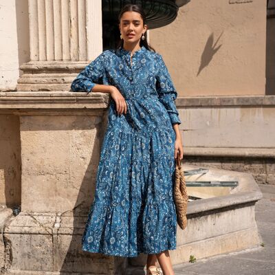 Marbella floral print cotton dress - CK08112C