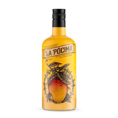 Liqueur Crème de Mangue à l'Agave - LA PÓCIMA 70CL