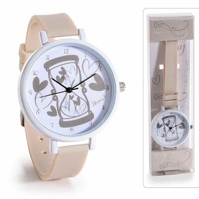 Orologi al quarzo design ''Time Life'' con cinturino silicone in confezione regalo 14zero3