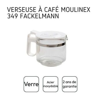 Verseuse à café pour Moulinex 349 blanche Fackelmann 4