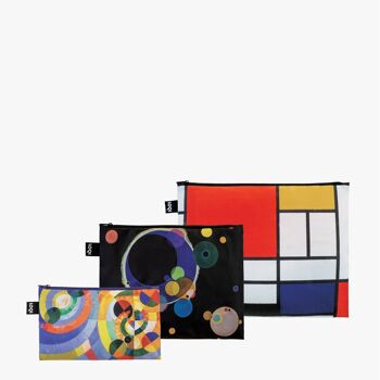 MONDRIAN, KANDINSKY, DELAUNAY Poches zippées 1