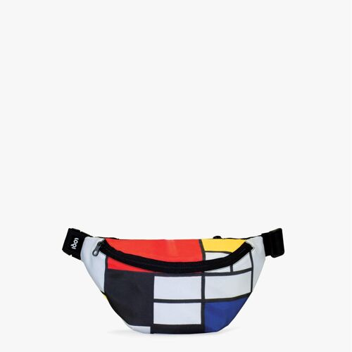 PIET MONDRIAN Composition with Red, Yellow, Blue and Black Recycled Bumbag