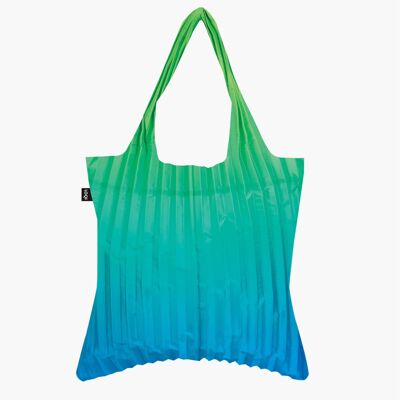 PLEATED Rainbow Green Bag