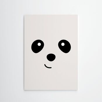 Panda heureux - Décoration murale Impression artistique 2