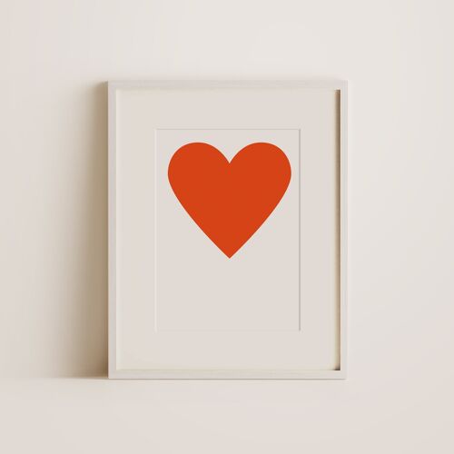 Big Heart - Wall Decor Art Print