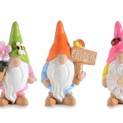 Resin garden gnomes in single blister