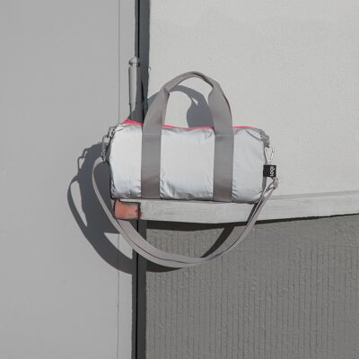 Mini weekender RIFLETTENTE arancione scuro neon