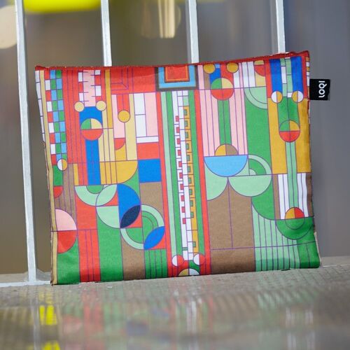 Frank Lloyd Saguaro Forms, Old Fashion Windows, March Balloons Recycled Zip Pockets