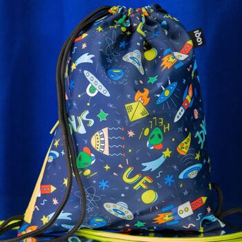 Mini sac à dos recyclé SPACE UFO 2