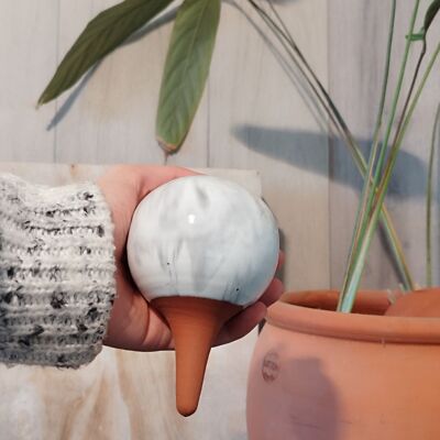 Ollas à Planter – Marbre Blanc Perle 40cl