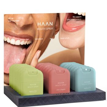 Présentoir MouthSpray + Backcard - HAAN READY 1