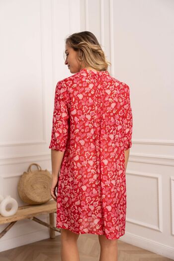 Robe chemise Palma imprimée en viscose soie - CK08216 20