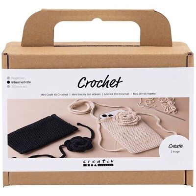 DIY crochet kit - Phone pouches - 2 pcs