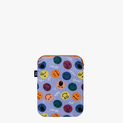 Custodia per laptop SMILEY per ragazzi e ragazze in materiale riciclato 24 x 33 cm