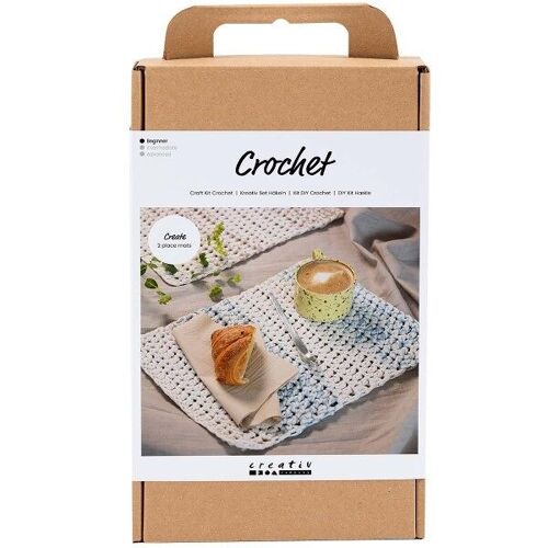 Kit DIY crochet - Sets de table DIY - 2 pcs