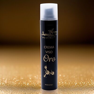 Crema facial de oro coloidal
