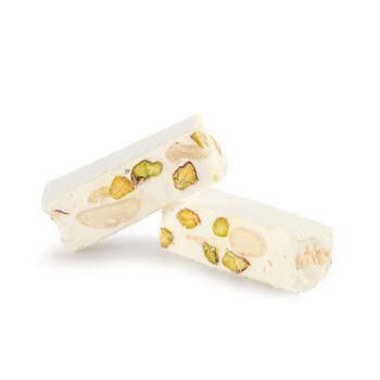 La Vela Torroncini aux amandes et pistaches, moelleux, 200g, coffret cadeau, nougat blanc 2