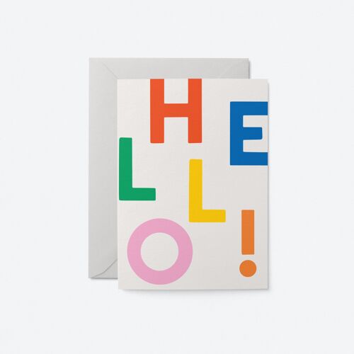 Hello! - Friendship Greeting Card