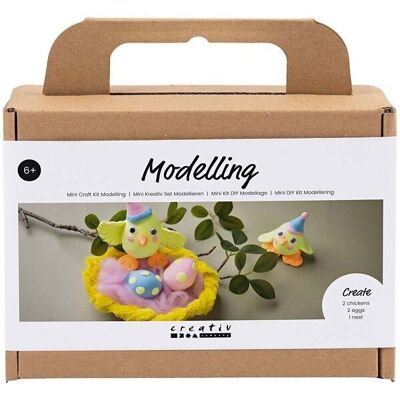 DIY Easter kit - Modeling clay chicks