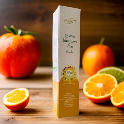 Crema Hidratante Facial A.c.e. - Línea Divina Juice sin agua