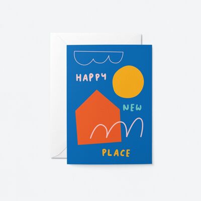 Happy New Place - Carte de vœux de pendaison de crémaillère