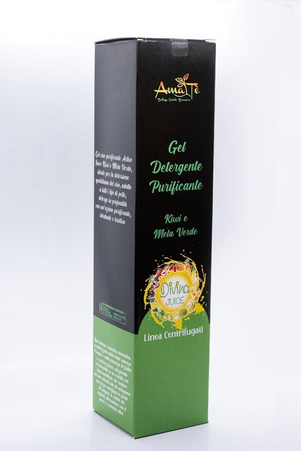 Centrifuged Kiwi & Green Apple Purifying Facial Cleansing Gel - Divina Juice Line