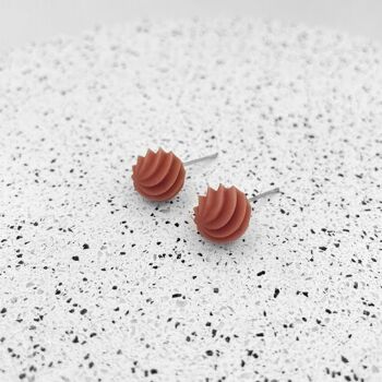 Mini boucles d'oreilles torsadées 10