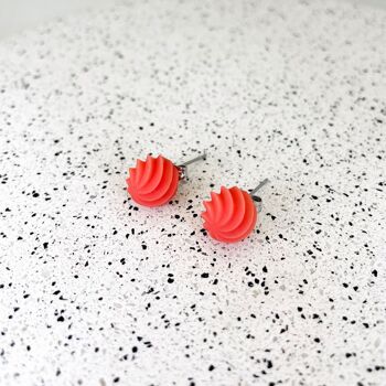 Mini boucles d'oreilles torsadées 17