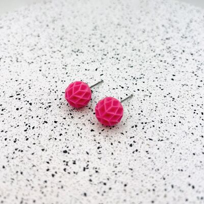 Mini boucles d'oreilles à tige géo