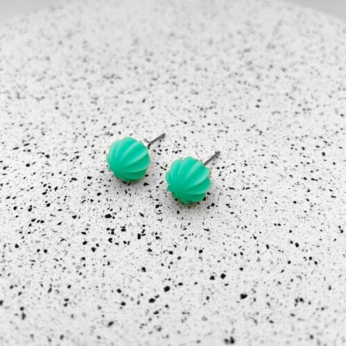 Mini Stripe Stud Earrings