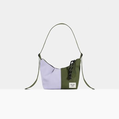 Olga crossbody bag green and lilac