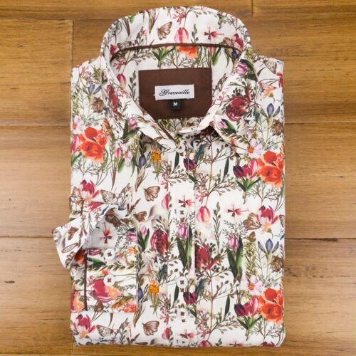 Grenouille Ladies Long Sleeve Meadow Flower Print Shirt