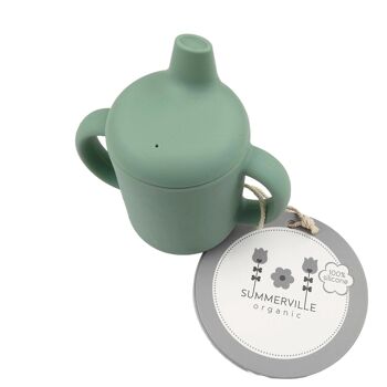 Gobelet silicone camée vert 6