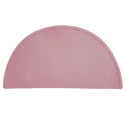 Alfombrilla de silicona rosa empolvado