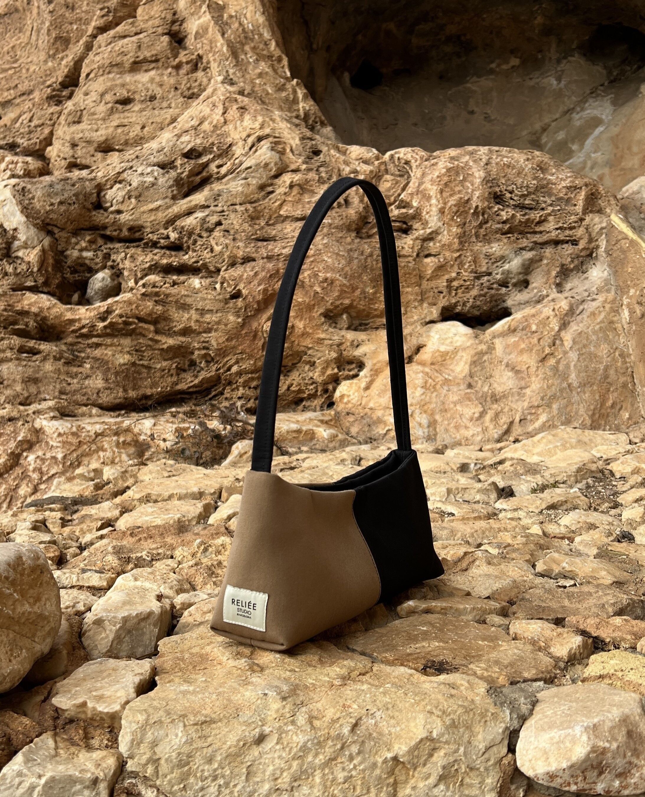 Bicolor baguette bag - Gemma