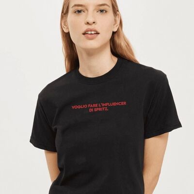 T-Shirt "Influencer Spritz"__XL / Nero