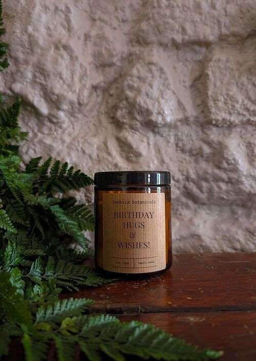 Hugs & Wishes Birthday Soy Wax Candle