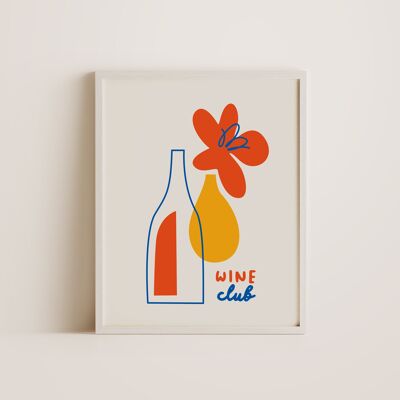 Wine Club - Wall Decor Art Print