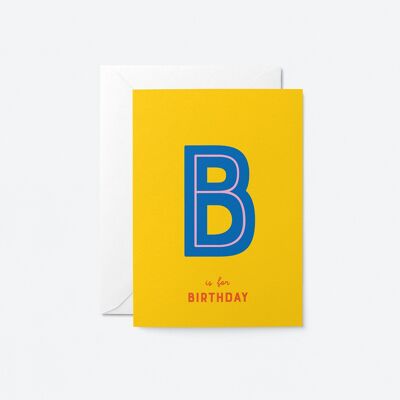 Birthday - Greeting Card