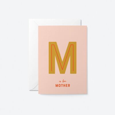 Mutter - Grußkarte