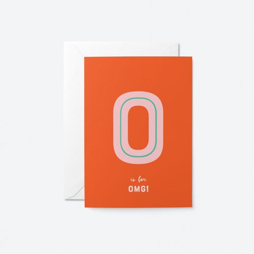 OMG! - Greeting Card